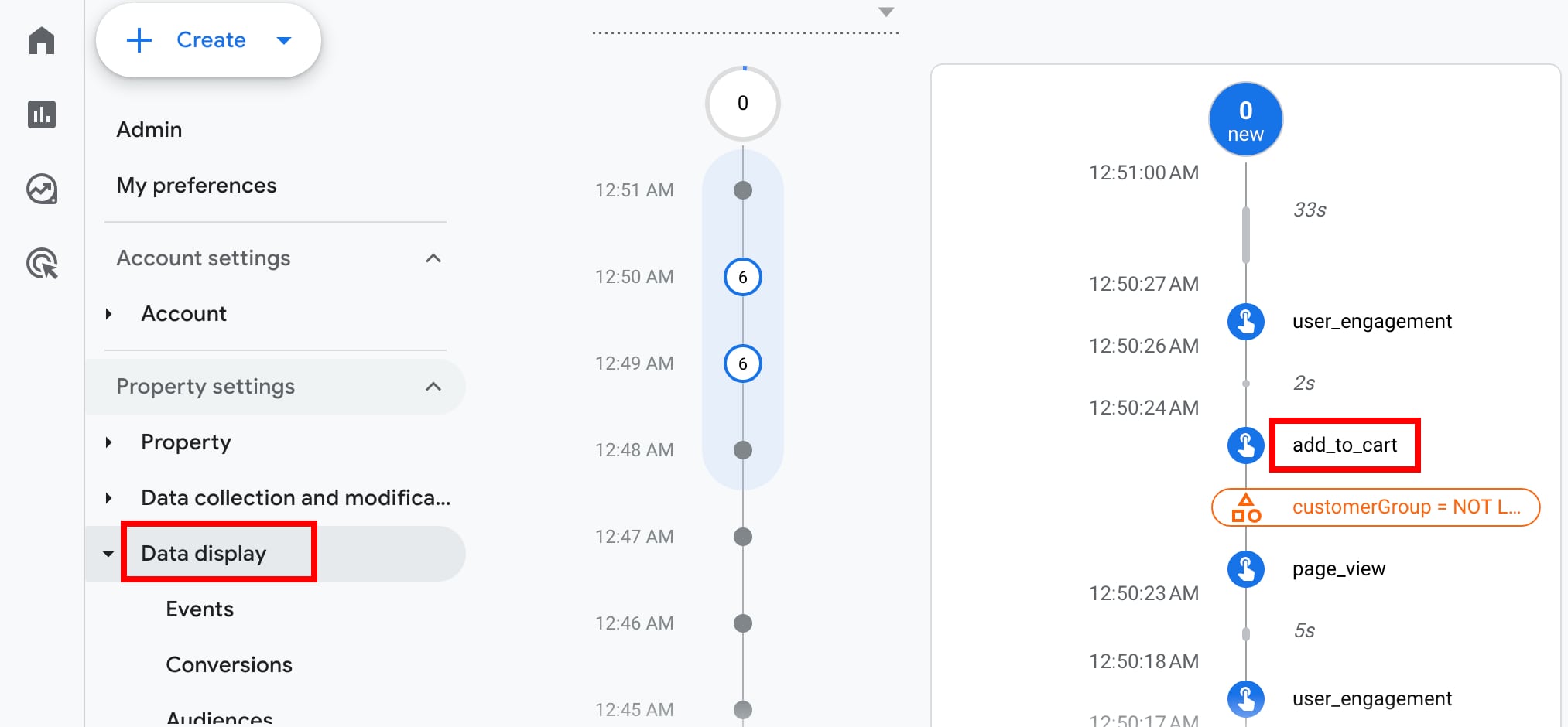 debug viewing with ecommerce events google analytics 4 min