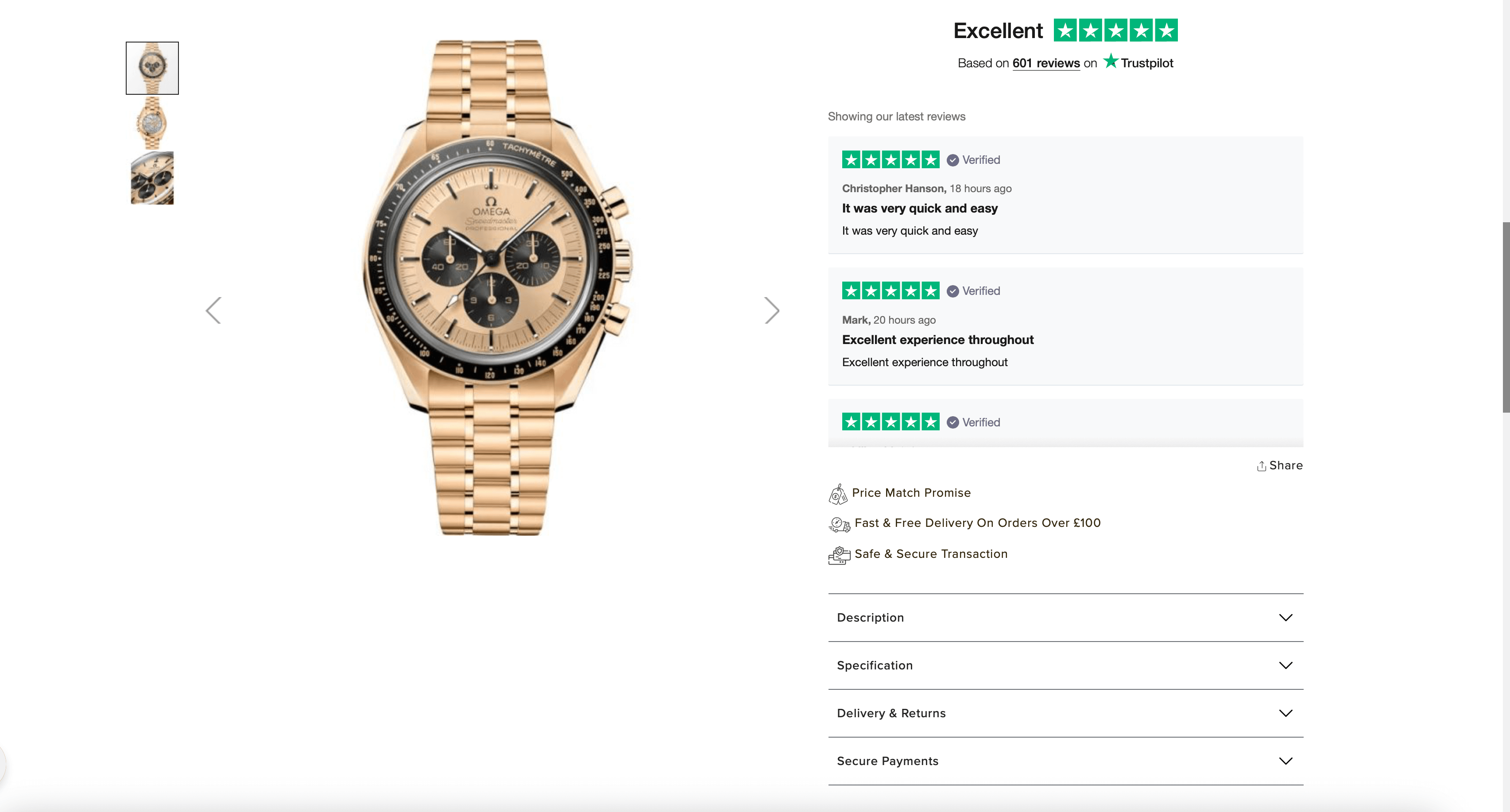 Lack of trust signals