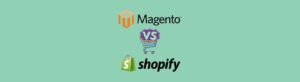 Magento-vs-Shopify-logo