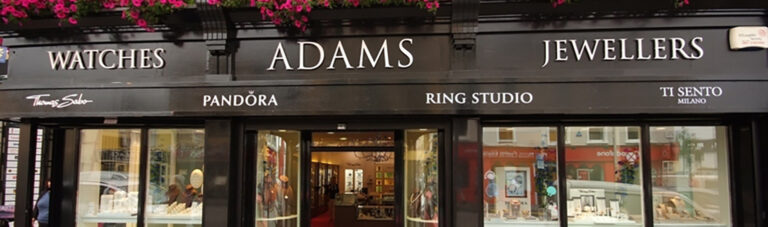 Adams Jewellers store front