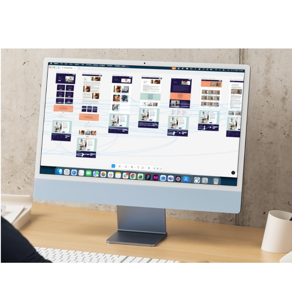 Figma open on desktop screen
